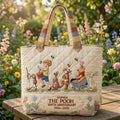 Personalized Winnie The Pooh Celebrate 100 Years Of Friendship Quilted Tote Bag Gift For Bestie - Merchluma