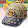 Personalized Winnie The Pooh 100th Anniversary Hat Cartoon Woodland Friends Cap BFF Gifts - Merchluma