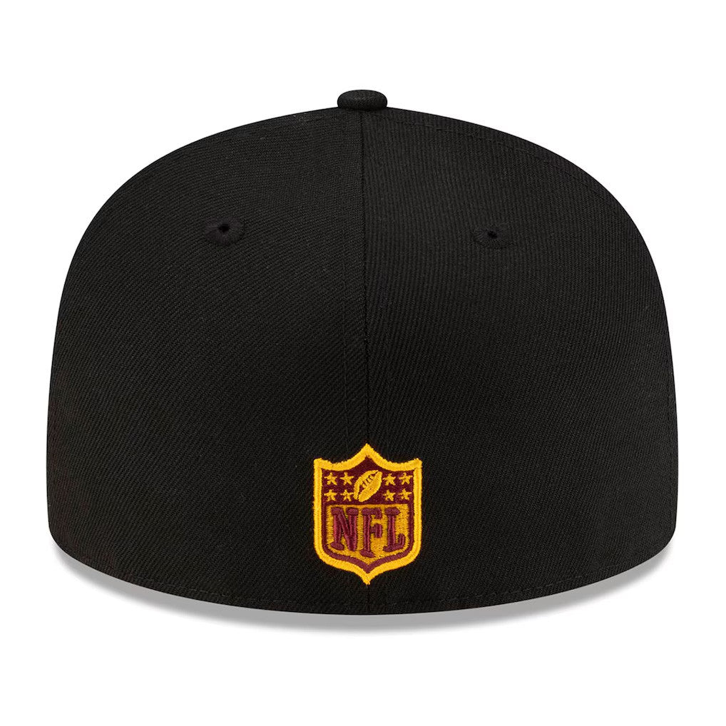 Washington Commanders Merch 2026 Commanders New Era Alternate Snapback Hat Embroidered Black - Merchluma