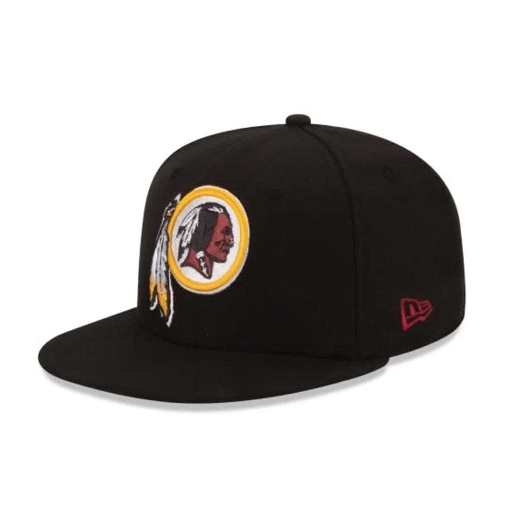 Washington Redskins Merch 2026 Washington Redskins New Era Snapback Cap Hat Black Fan Gifts - Merchluma