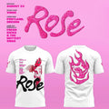 Portland Fire WNBA Rose Mascot Bio Graphic T-Shirt Portland Fire Merch Gifts For Basketball Fan - Merchluma