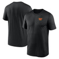 Washington Commanders Merch 2026 Washington Commanders Sideline Legend Small Logo T-Shirt Black - Merchluma
