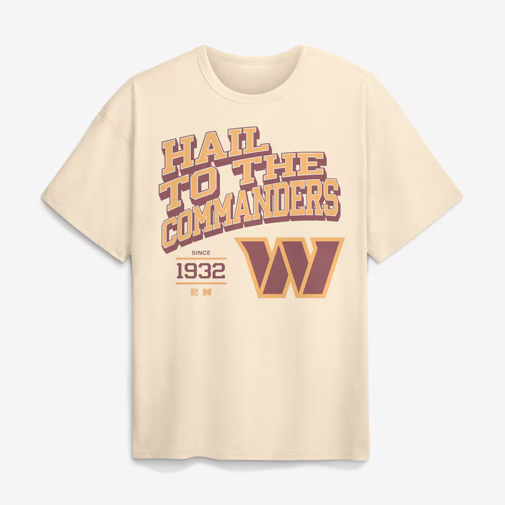 Washington Commanders Merch 2026 Hail To The Commanders Vintage T-Shirt Great Football Gifts - Merchluma