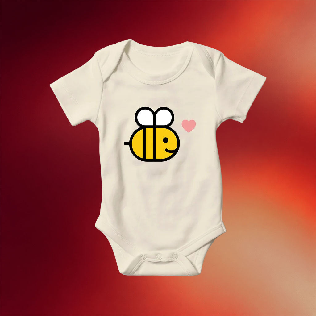 The New York Times Merch The Daily 2026 Heart Bee Baby Onesie Newborn Baby Gifts - Merchluma