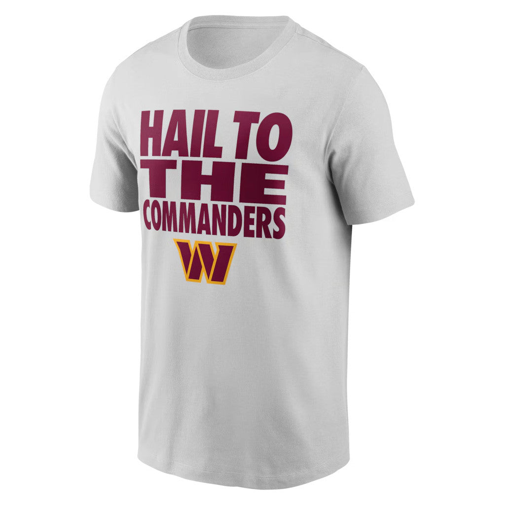 Washington Commanders Merch 2026 We Run This T-Shirt Hail To The Commanders Shirt Fan Gifts - Merchluma