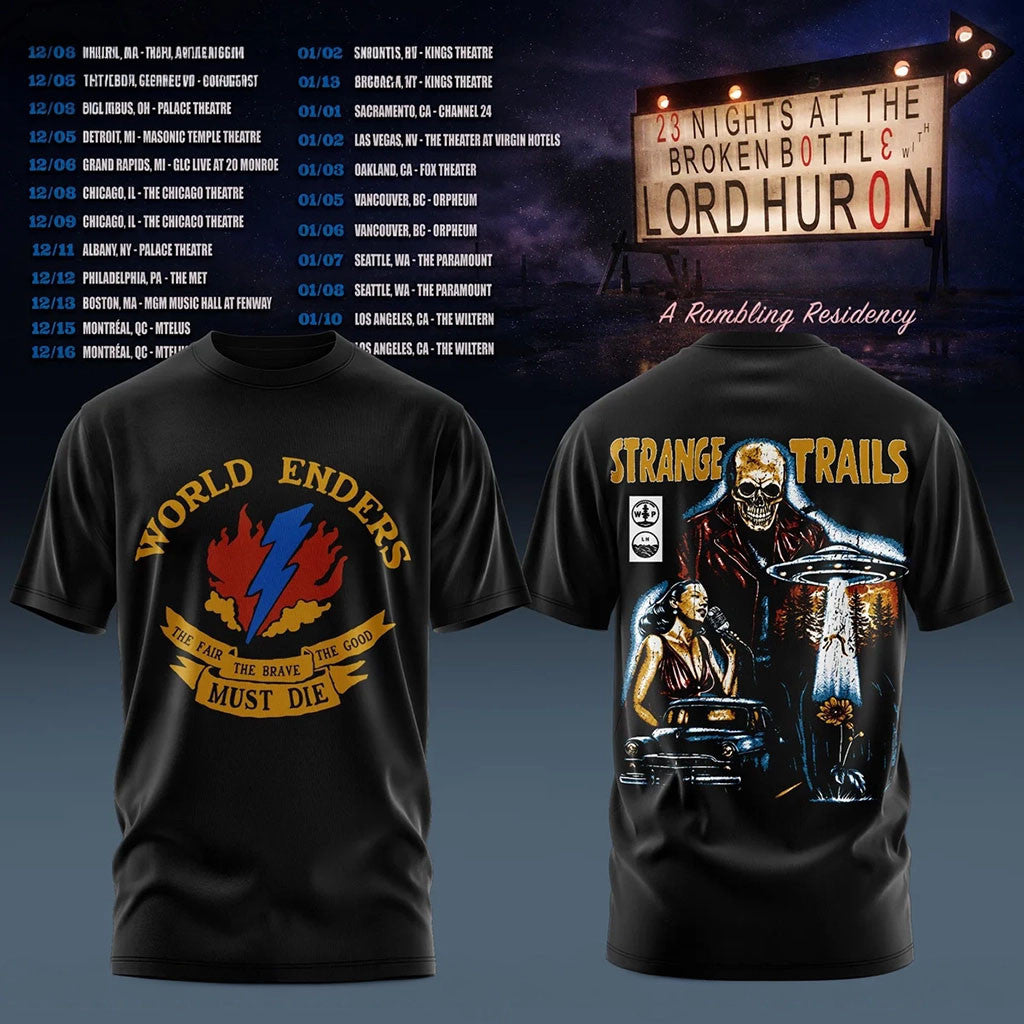 Lord Huron A Rambling Residency 2026 T-Shirt Lord Huron Merch Lord Huron Strange Trails Shirt - Merchluma