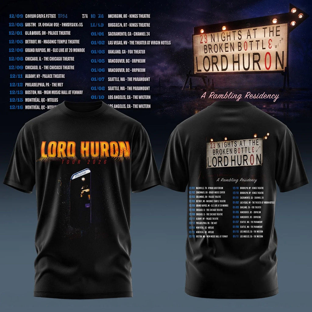 Lord Huron Tour 2026 Shirt A Rambling Residency Lord Huron Merch Gifts For Music Fans - Merchluma