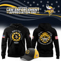 Minnesota Vikings First Responders Law Enforcement Appreciation Day Hoodie MN Vikings Merch - Merchluma