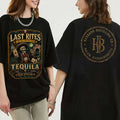 Skull Last Rites Tequila Hexbane Distilling Co T-Shirt Salem Massachusetts Drinking Shirt - Merchluma