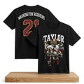 Washington Redskins Merch 2026 #21 Sean Taylor Collage T-Shirt Black Football Based Gifts - Merchluma