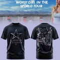 Slayyyter Worst Girl In The World Tour Star T-Shirt Slayyyter Merch Pop Music Lover Gift - Merchluma