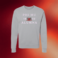 Phi Mu Merch 2026 Coat Of Arms Alumna Crewneck Phi Mu Sweatshirt Gift For Her - Merchluma