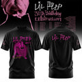 Lil Peep 30th Birthday Shirt Celebration Tour Graphic Tee Lil Peep Merch Rapper Fan Gift - Merchluma