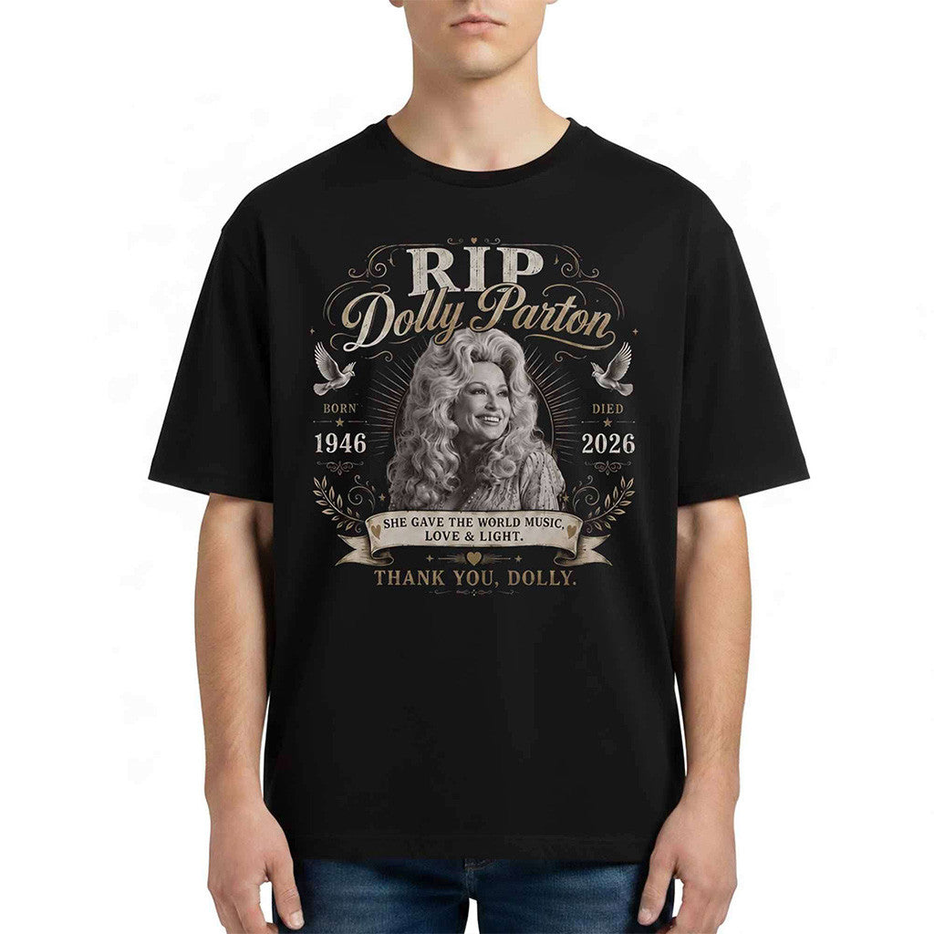 RIP Dolly Parton 1946 2026 Thank You Dolly Memorial Shirt Dolly Parton Merch Tribute Gifts - Merchluma