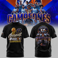 Vaqueros de Bayamon Merch 2026 BSN Champions Shirt Black Gift Ideas For Basketball Lovers - Merchluma