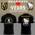 Vegas Golden Knights x Hello Kitty Hockey Cute T-Shirt Knights Merch Best Gifts For Hockey Fans - Merchluma