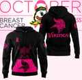 Minnesota Vikings Crucial Catch Club Hoodie Breast Cancer Awareness Hoodie MN Vikings Merch - Merchluma