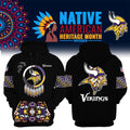 Minnesota Vikings Merch Native American Heritage Month Hoodie Football Enthusiast Gifts - Merchluma
