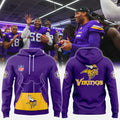 Minnesota Vikings Purple Game Hoodie Game Day Clothing MN Vikings Merch Gift For Football Fans - Merchluma