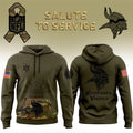Minnesota Vikings Salute To Service Camo Hoodie MN Vikings Merch Best Gift For Veterans - Merchluma