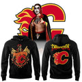 Calgary Flames X Danhausen WWE Summer Tour 2026 Hoodie Calgary Flames Merch Fan Gifts - Merchluma