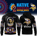 Minnesota Vikings Native American Heritage Month Hoodie MN Vikings Merch Football Fan Apparel - Merchluma