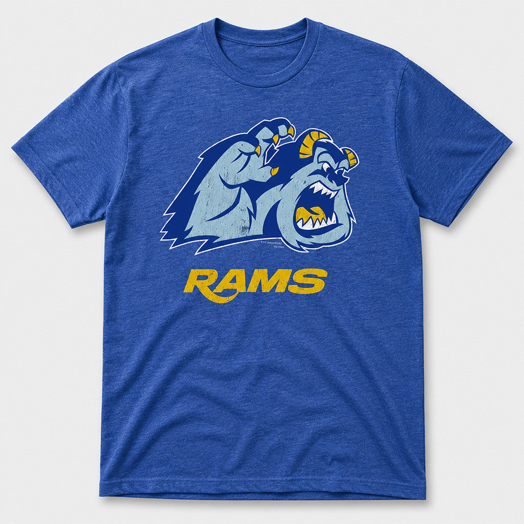 Los Angeles Rams Sulley T-Shirt Rams Disney Collab Merch Present For Brothers - Merchluma