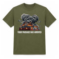 Your Package Has Arrived Warehouse Fire Shirt Military Humor Drone Strike T-Shirt Gifts Ideas - Merchluma