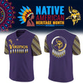 Minnesota Vikings Merch MN Vikings Native American Heritage Month Jersey Good Football Gifts - Merchluma