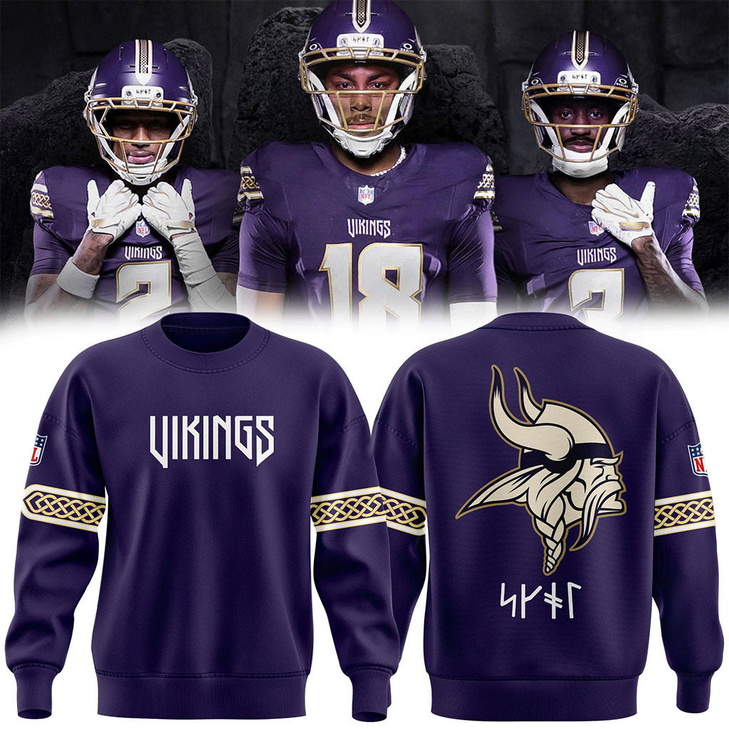 Minnesota Vikings Rivalry Sweatshirt 2026 MN Vikings Merch Football Game Day Attire - Merchluma