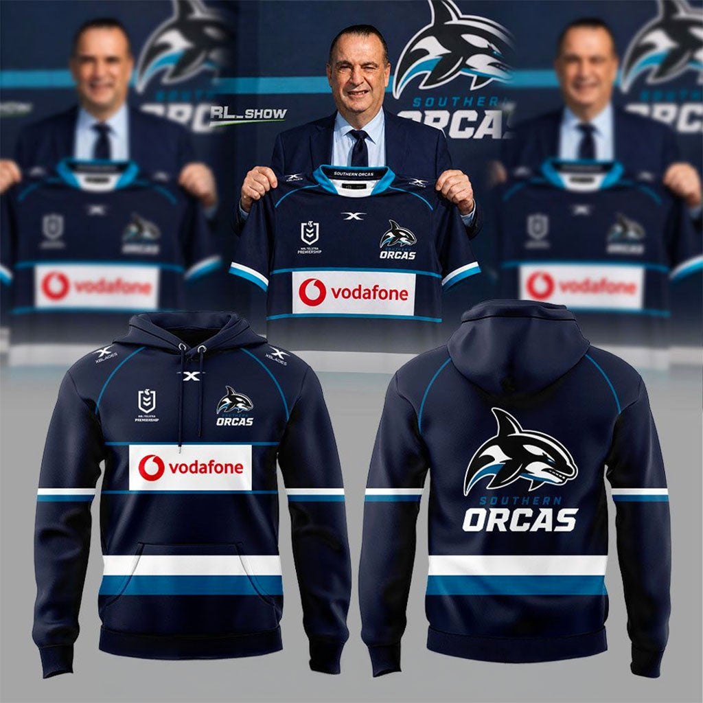 Southern Orcas Join The NRL As The 20th Team Hoodie National Rugby League Southern Orcas Merch - Merchluma
