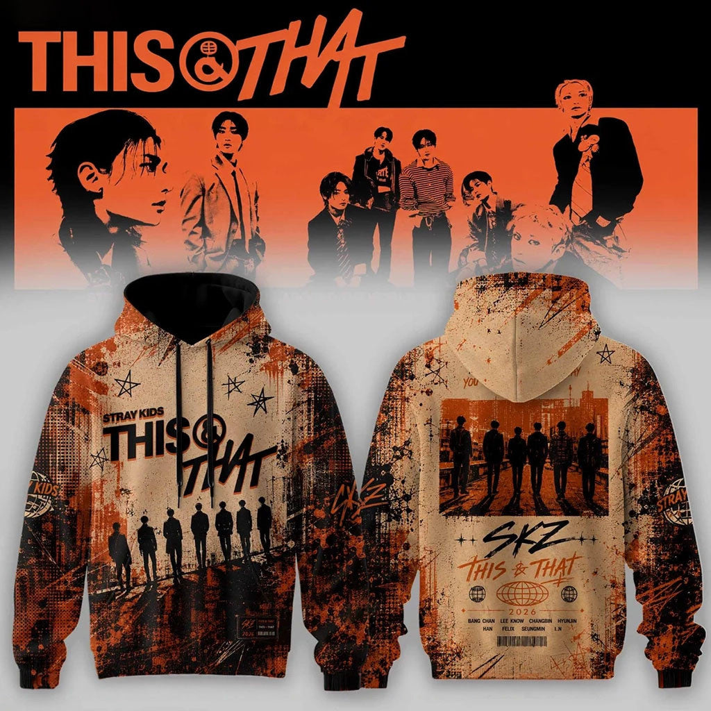 Stray Kids This And That Signature Hoodie Stray Kids Merch Music Lover Gift Ideas For Him - Merchluma