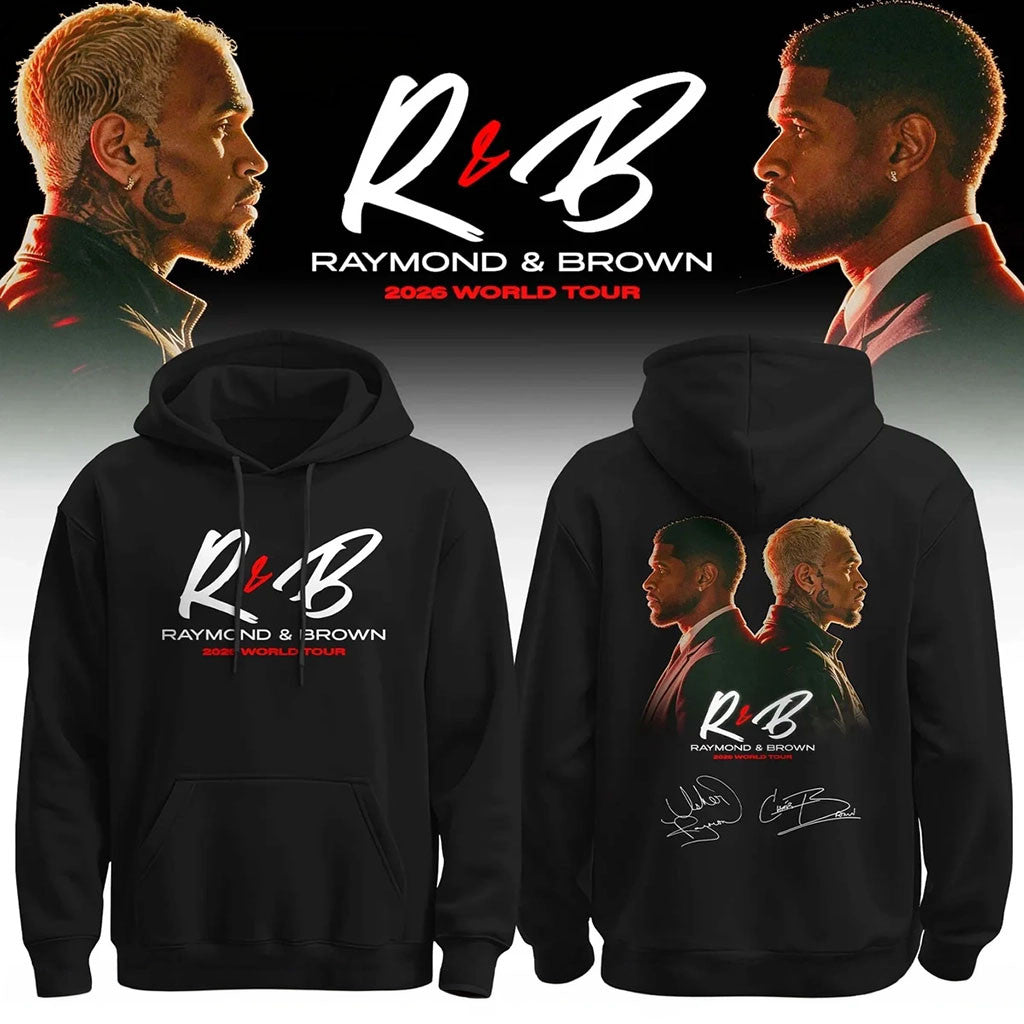 Chris Brown Merch The R&B Tour Hoodie Raymond Brown 2026 World Tour Hoodie Gifts For BFF - Merchluma