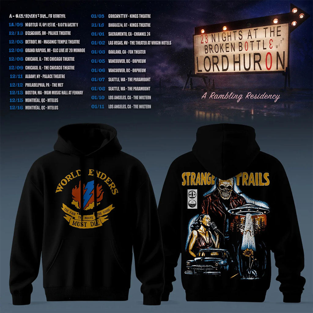 Lord Huron A Rambling Residency 2026 Hoodie Lord Huron Merch Lord Huron Strange Trails Hoodie - Merchluma