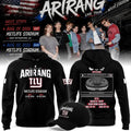 NY Giants X BTS World Tour Arirang Hoodie New York Giants Merch Gift Ideas For Football Lovers - Merchluma