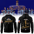 Vaqueros De Bayamon 2026 Back To Back Champions Hoodie Vaqueros de Bayamon Merch Basketball Gear - Merchluma