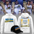 Vaqueros de Bayamon Merch 2026 BSN Champions Hoodie White Good Gifts For Basketball Lovers - Merchluma