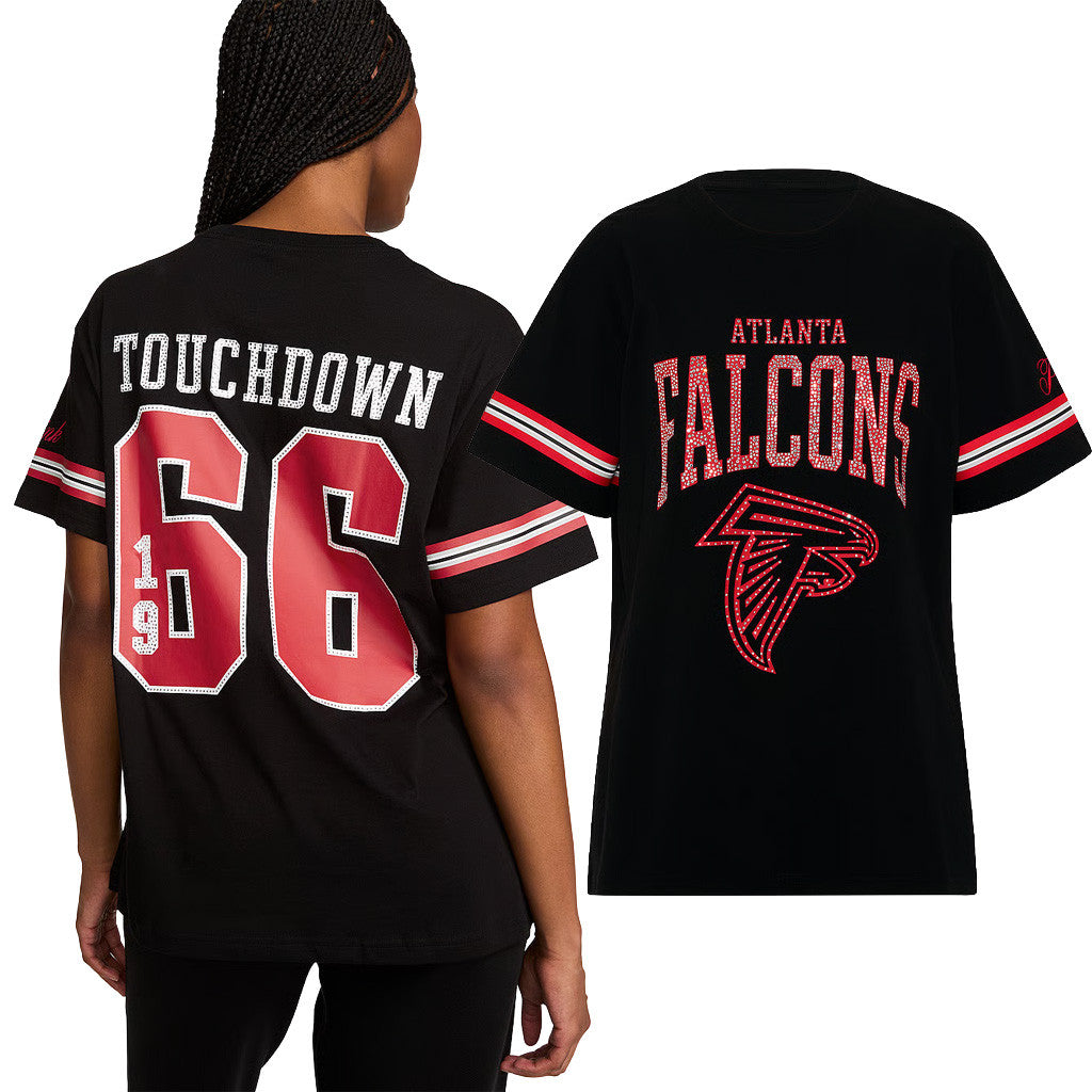 Atlanta Falcons Campus T-Shirt Victoria Secret NFL Merch 2026 Best Gifts For Football Fans - Merchluma