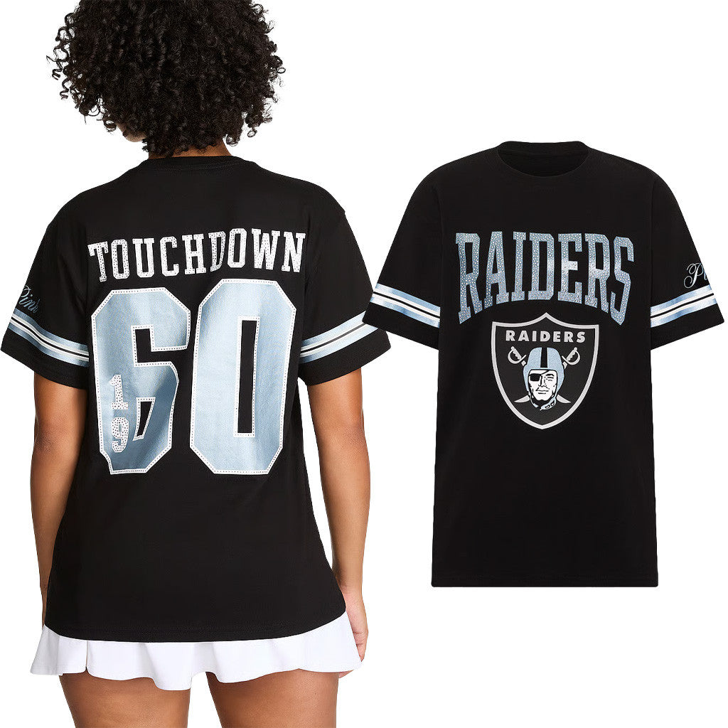 Victoria Secret NFL Merch 2026 Las Vegas Raiders Campus Shirt Best Gift For Football Lovers - Merchluma
