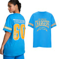 Victoria Secret NFL Merch 2026 Touchdown 1960 Los Angeles Chargers Campus T-Shirt Gifts For Fan - Merchluma