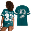 Philadelphia Eagles Campus T-Shirt Victoria Secret NFL Merch 2026 Best Gifts For Football Fans - Merchluma