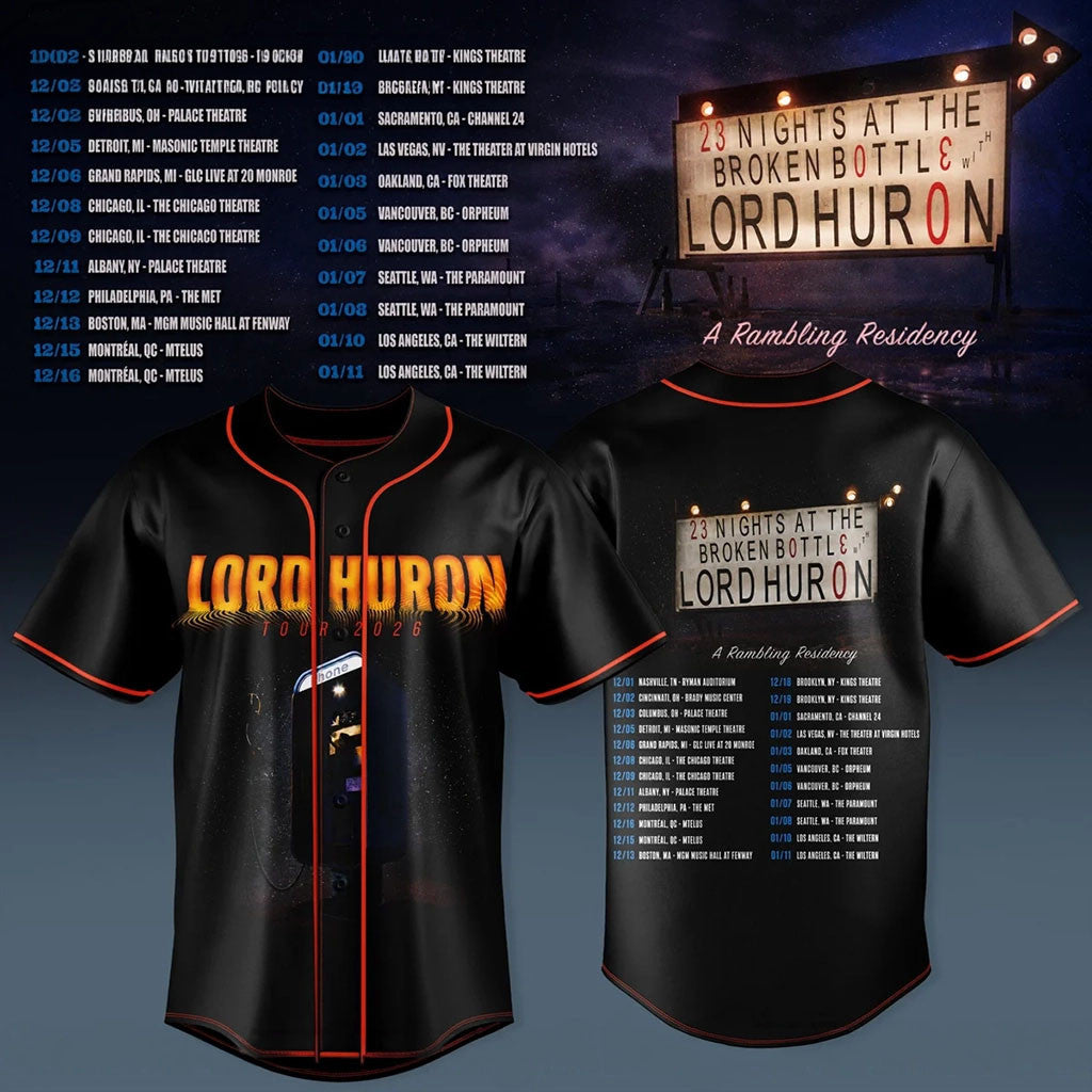 Lord Huron Merch A Rambling Residency Collection Baseball Jersey Lord Huron Tour 2026 Merch - Merchluma