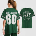 Victoria Secret NFL Merch 2026 Touchdown 1960 NY Jets Campus T-Shirt Gifts For Football Fan - Merchluma