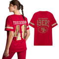 Victoria Secret NFL Merch 2026 Touchdown 1948 San Francisco 49ers Campus T-Shirt Gifts For Fan - Merchluma