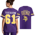 Victoria Secret NFL Merch 2026 Touchdown 1961 Minnesota Vikings Campus T-Shirt Gifts For Fans - Merchluma