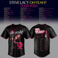 Steve Lacy Oh Yeah Tour 2026 Baseball Jersey Steve Lacy Merch Music Lover Concert Apparel - Merchluma