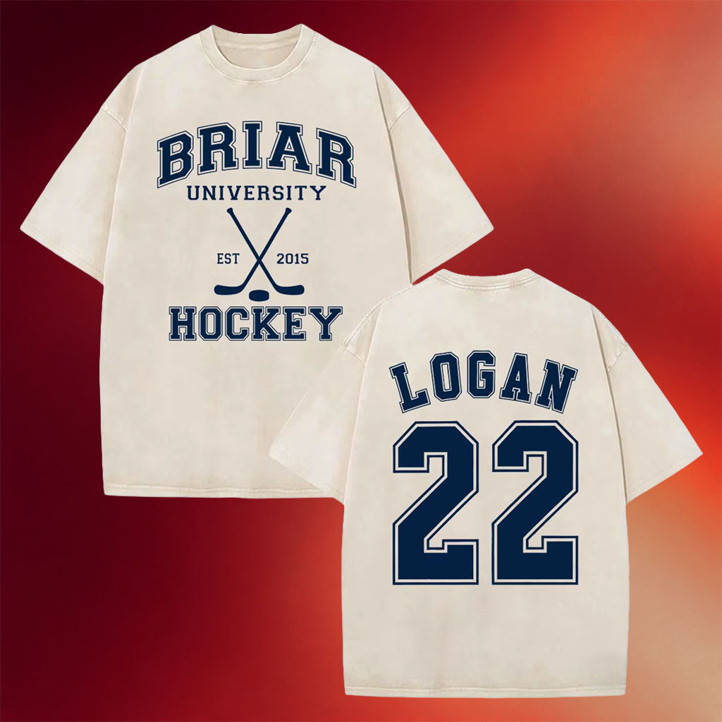 Off Campus Merch 2026 Briar Logan #22 T-Shirt Off Campus Hockey Romance Gift - Merchluma