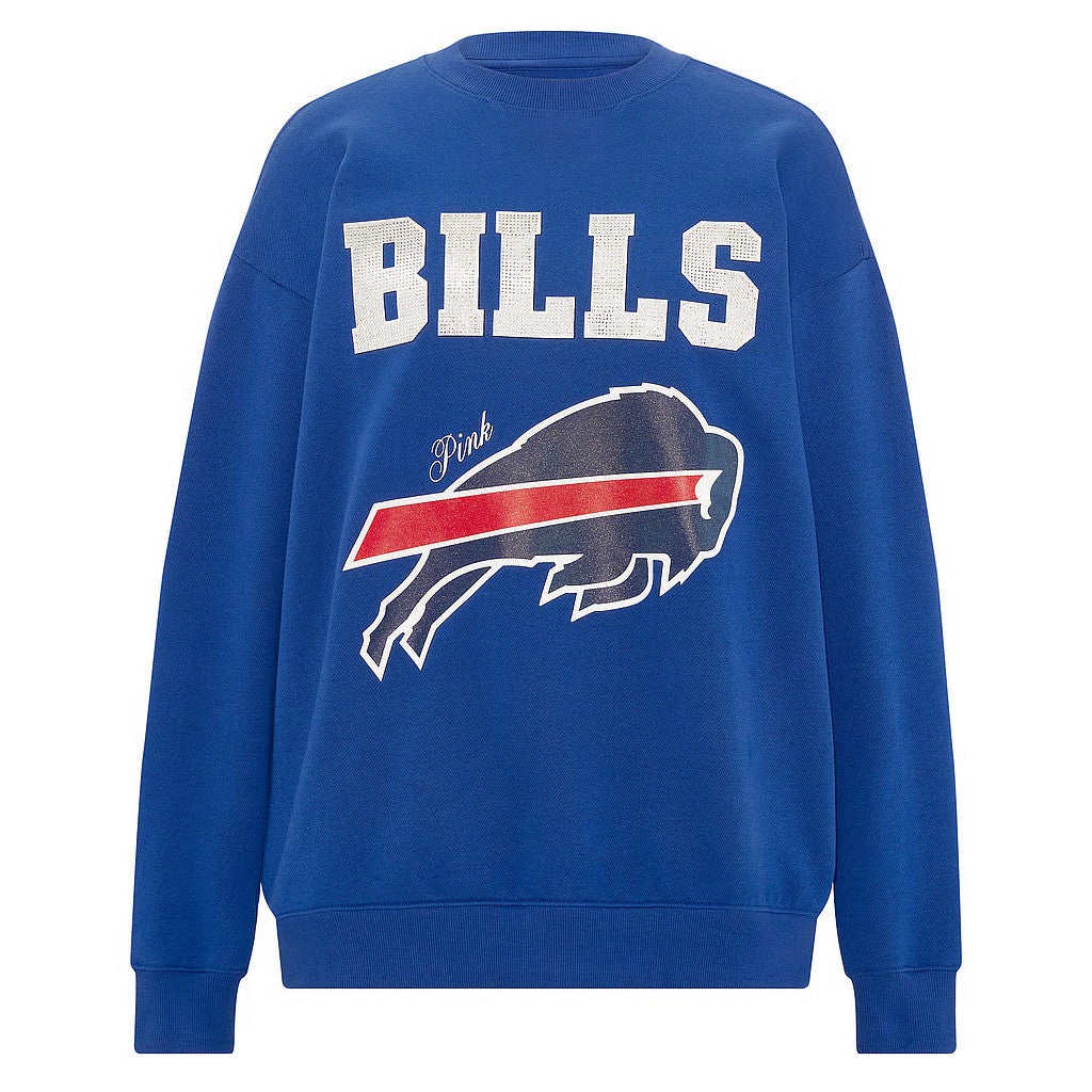 Buffalo Bills Campus Sweatshirt Victoria Secret NFL Merch 2026 Football Fan Gift Ideas - Merchluma