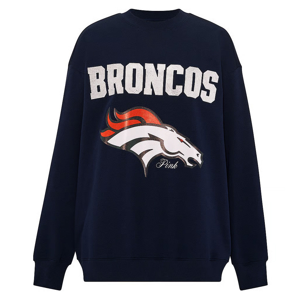 Denver Broncos Campus Sweatshirt Victoria Secret NFL Merch 2026 Gifts For Football Fan - Merchluma