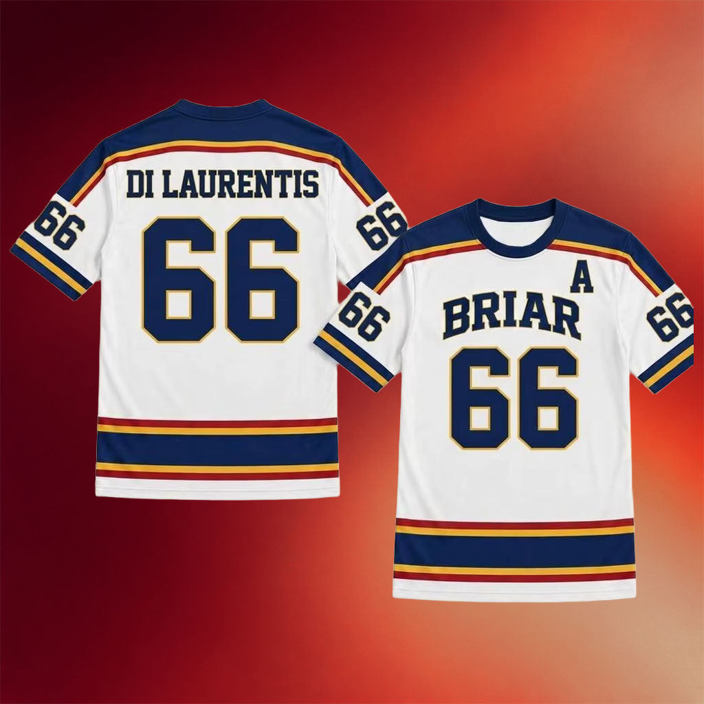 Off Campus Merch 2026 Briar University Di Laurentis #66 Hockey T-Shirt Gifts For Fans - Merchluma